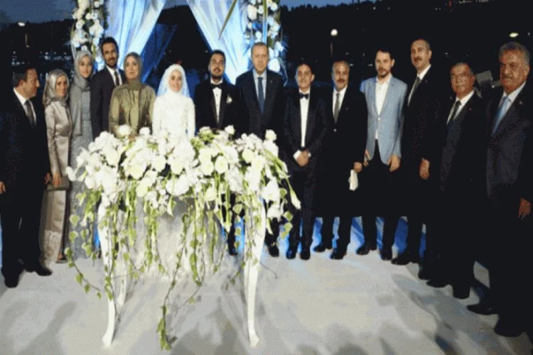 Cumhurbaşkanı Erdoğan nikaha katıldı