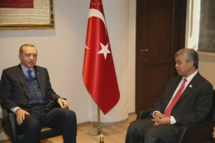 Erdoğan, Malezya Başbakan Yardımcısı'nı kabul etti