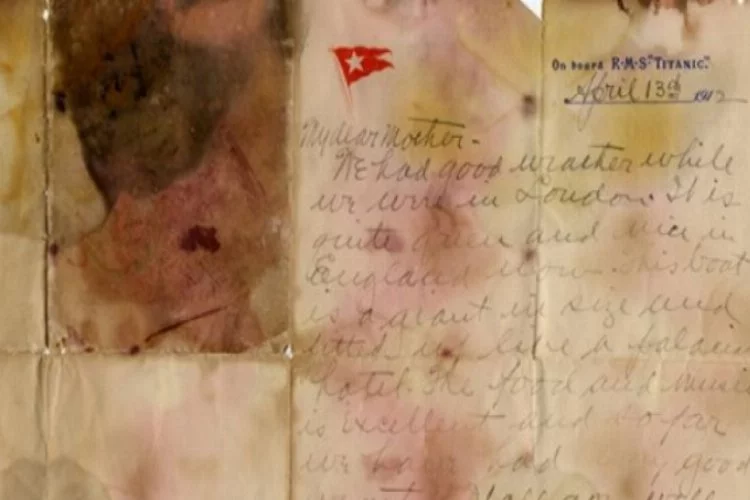 Titanik'te yazılan mektup rekor fiyata satıldı