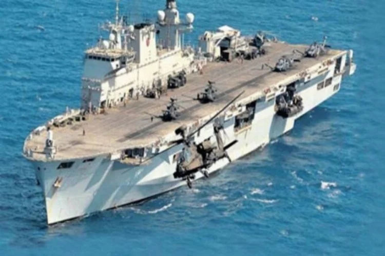 Türkiye İngiliz helikopter gemisine talip
