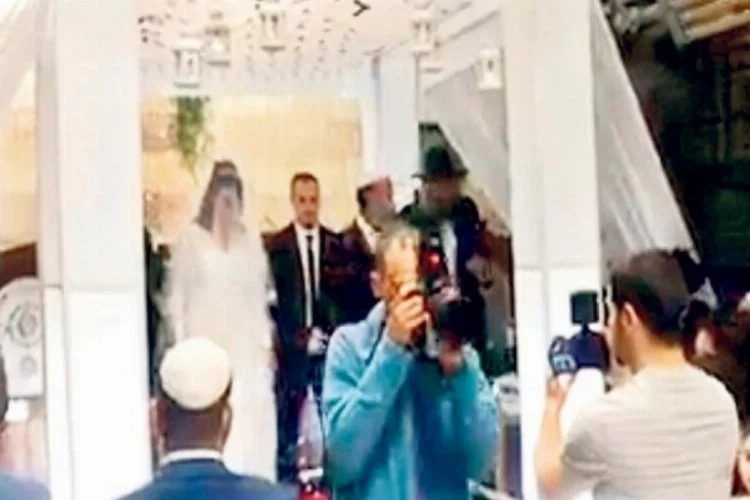 Camide düğün skandalı