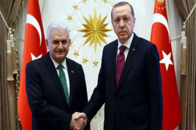 Cumhurbaşkanı Erdoğan, Başbakan Yıldırım'ı kabul etti
