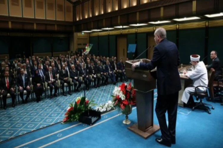 Cumhurbaşkanı Erdoğan müftülerle buluştu