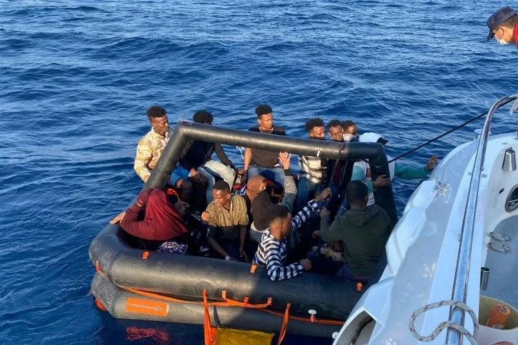 136 göçmen kurtarıldı