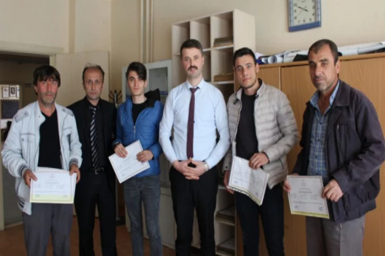 Demirköy'de besicilere sertifikaları verildi