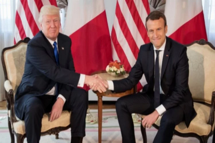 Trump, Macron'u Beyaz Saray'da ağırlayacak