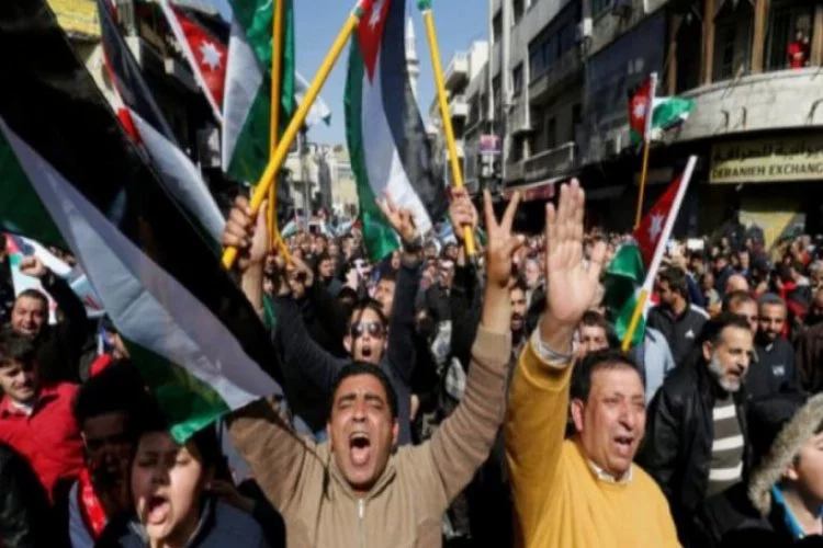 Ürdün'de Gazze'ye destek yürüyüşü