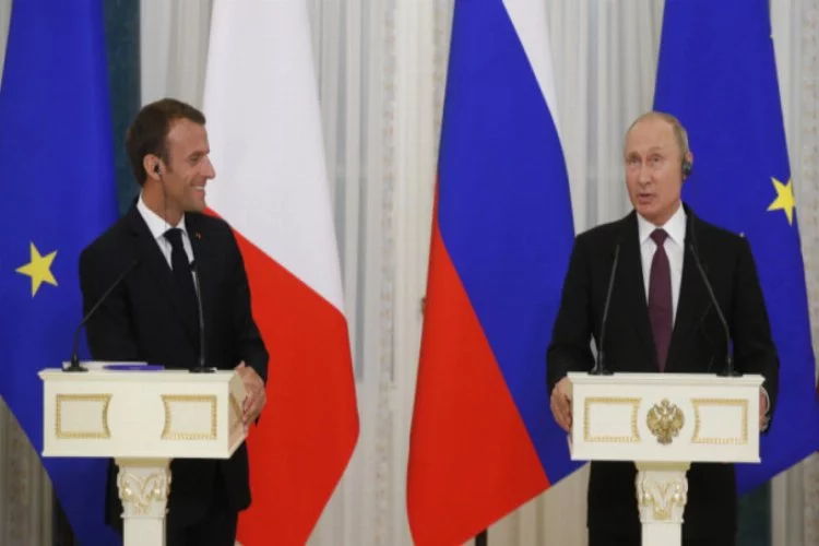 Putin ve Macron'dan ortak basın toplantısı