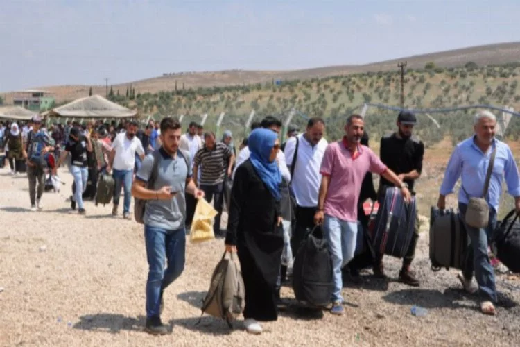83 bin Suriyeli, Türkiye'den çıkış yaptı