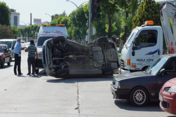 Aydın'da trafik kazası; 3 yaralı