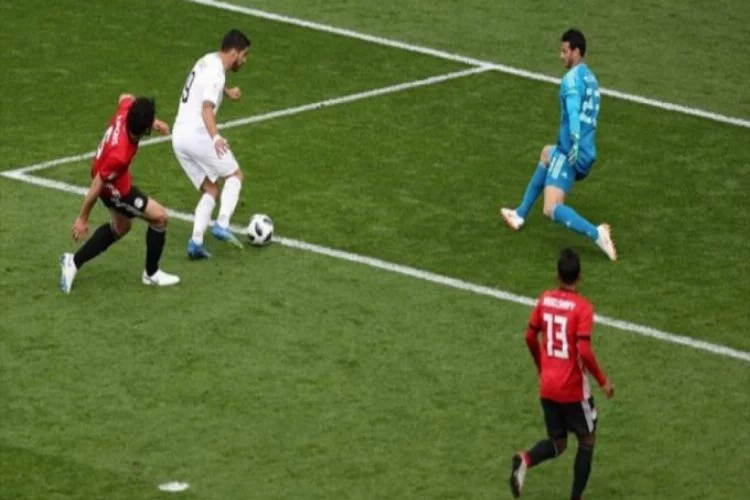 Uruguay Mısır'ı tek golle geçti