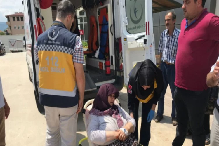Bursa'da  baltalı dehşet