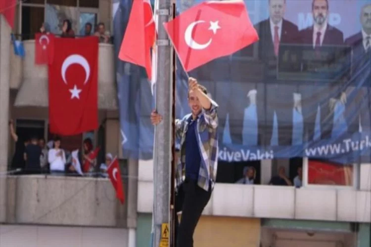 Kahramanmaraşlılar Erdoğan'ın mitingine akın etti