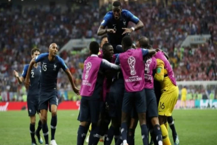 Dünya Kupası'nı  Fransa kazandı