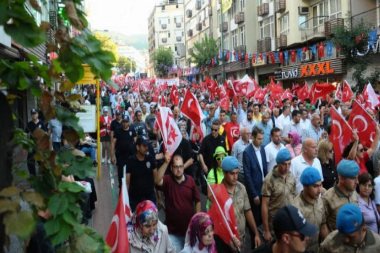 Bursa'da binler tek yürek oldu