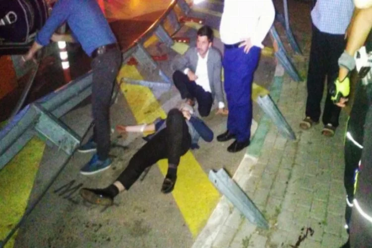 Bursa'da ölümlü kaza! Otobüs devrildi
