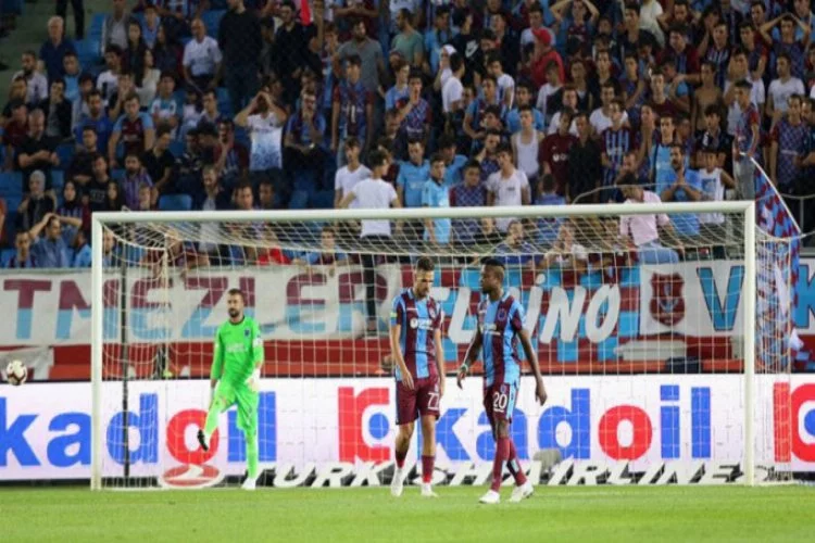 Trabzonspor ilk yarılarda düştü!
