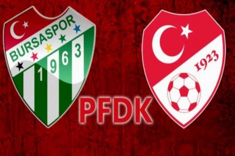 Bursaspor'a PFDK'dan ceza yağdı!