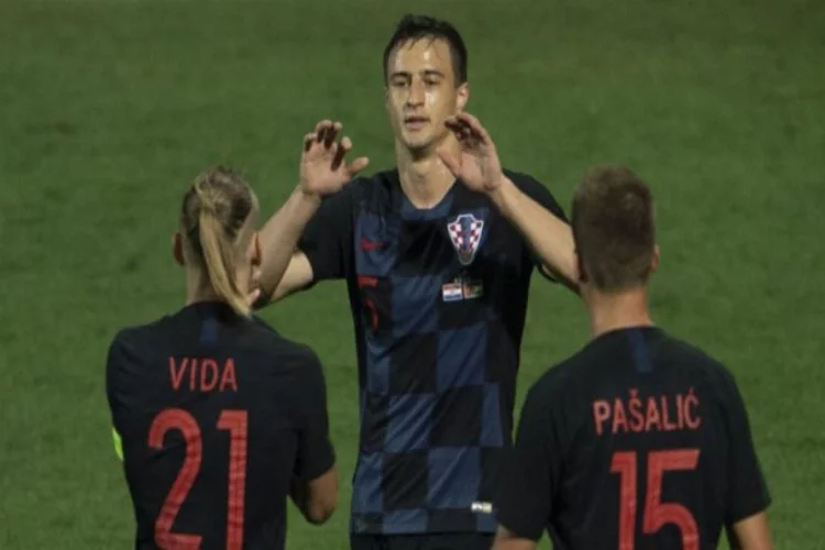 Hırvatistan'ın galibiyet golü  Vida'dan!