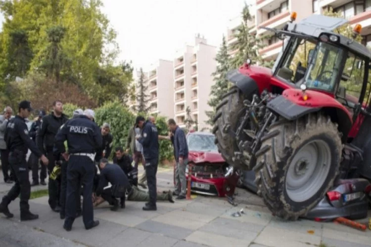 Ankara'yı birbirine katmıştı! O traktörcü tutuklandı