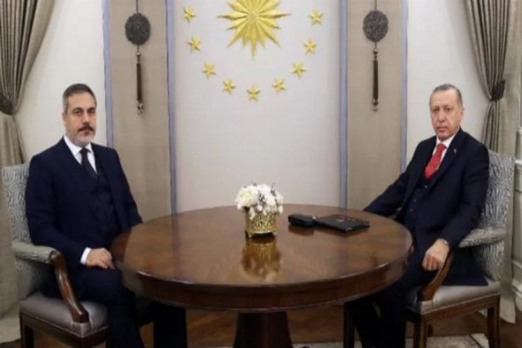 Erdoğan, MİT Başkanı Fidan ile görüştü
