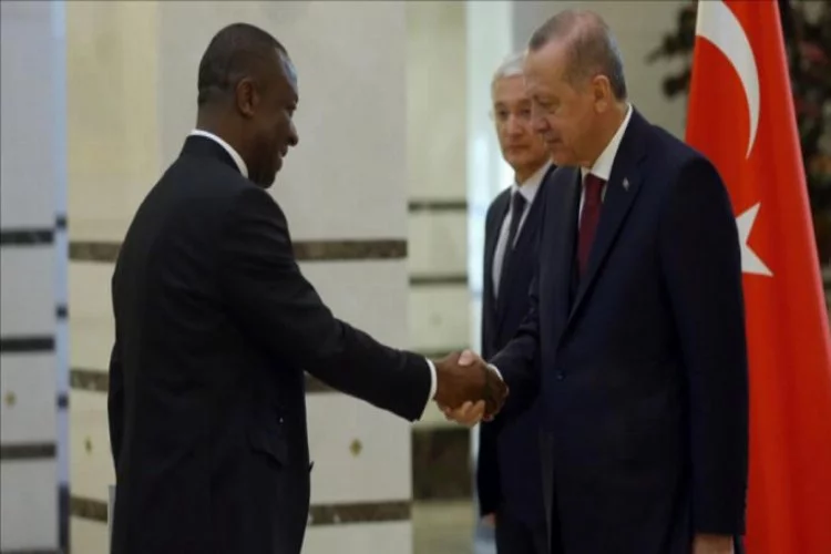 Erdoğan, Kamerun Büyükelçisini kabul etti