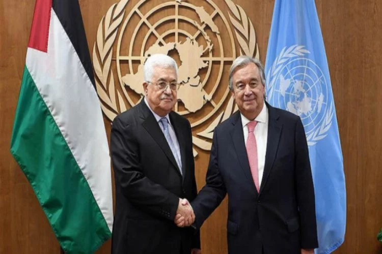 Abbas, BM Genel Sekreteri ile görüştü
