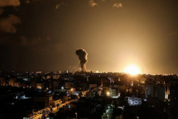 İsrail ordusu Gazze'yi vurdu