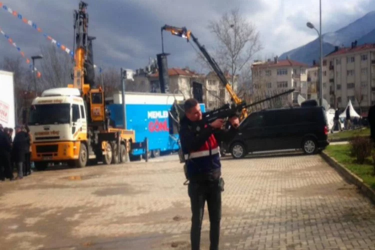 Erdoğan'a Bursa'da koruma çemberi