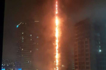 Rezidansta korkutan yangın