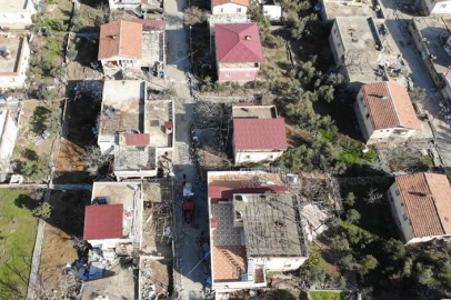 Gaziantep'te bazı evler 2 metre kaydı