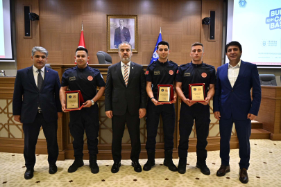 Bursa'da 82 itfaiye eri göreve başladı
