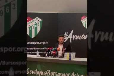 Bursaspor Yönetim Kurulu Sözcüsü Ramazan Çetin Kaya'dan açıklamalar