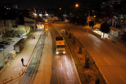 Bursa Haşim İşcan Caddesi asfaltı yenilendi