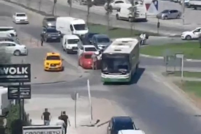 Bursa'da iki şoför yumruk yumruğa birbirine girdi