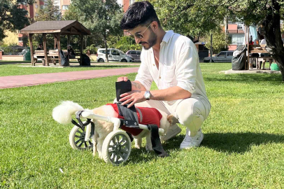 Köpeği felç kaldıktan sonra Müslüman oldu!