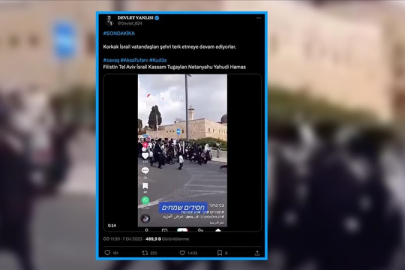 Bu video Hamas'tan kaçan İsraillileri mi gösteriyor?