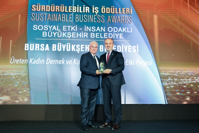 Bursa Büyükşehir Belediyesi'ne ödül!