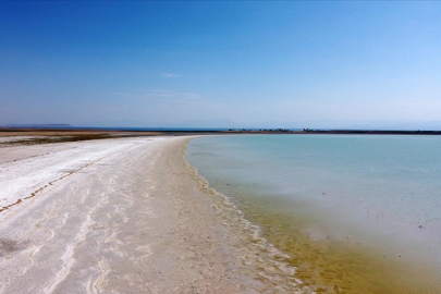 Arin Gölü'nde kuraklık etkisi!