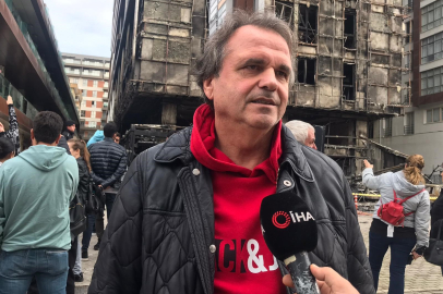 Bursa'da iş merkezinde yangın! Ofisi yanan vatandaş konuştu