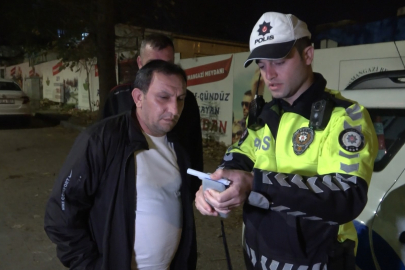 Bursa'da alkollü yakalandı, polislere bakın ne dedi!
