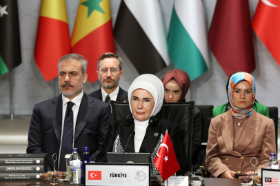 Filistin İçin Tek Yürek Zirvesi'nin ardından ortak basın toplantısı düzenlendi