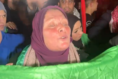 Esir takasında serbest kalan Filistinli  kadın konuştu