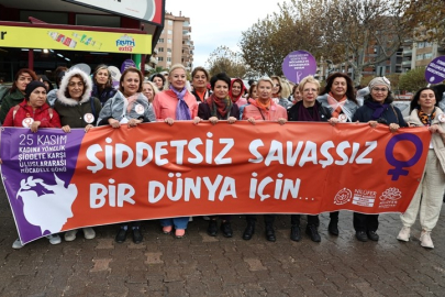 Bursa'da kadınlar şiddetin son bulması için haykırdı