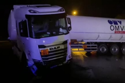 LNG tankeri kontrolden çıkarak bariyerlere çarptı: 1 yaralı