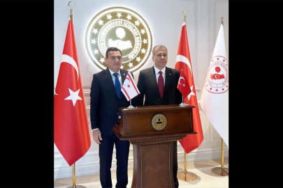 Bakan Yerlikaya, KKTC'li mevkidaşı ile görüştü