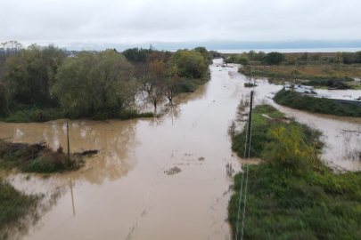Bursa'da tarım arazileri de sular altında kaldı!