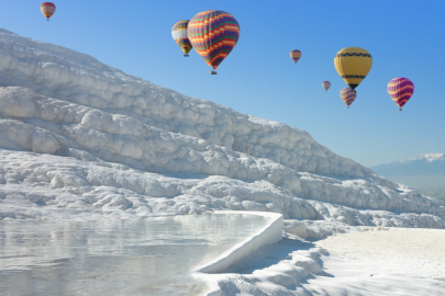 Doğa harikası: Pamukkale Travertenleri