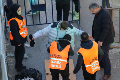 Vanspor - Bursaspor maçı öncesi ve sonrası geniş güvenlik önlemi