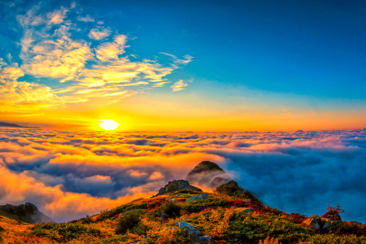 Kaçkar Dağları'nda eşsiz manzara: Huser Yaylası